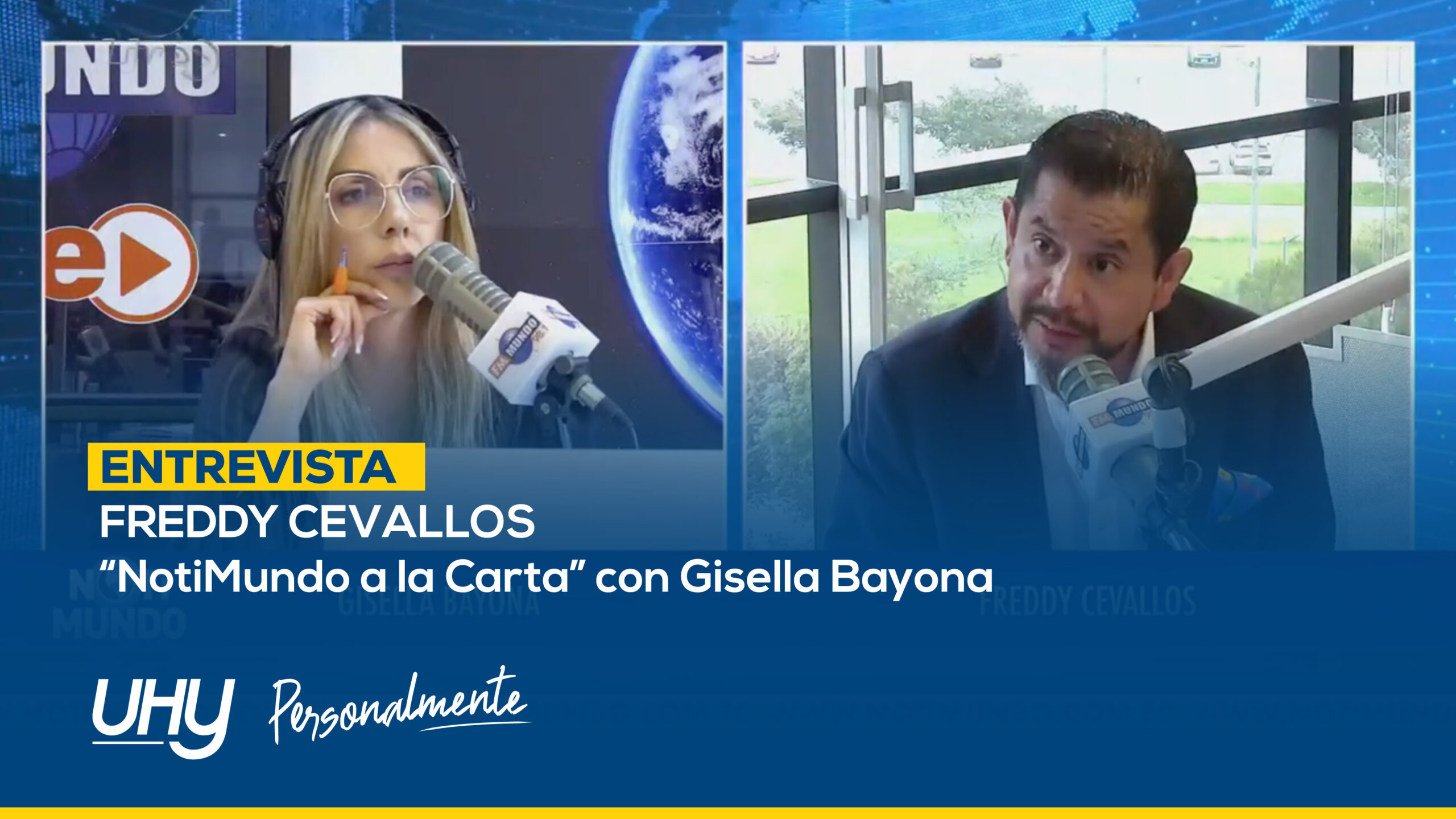 Entrevista Freddy Cevallos con Gisella Bayona